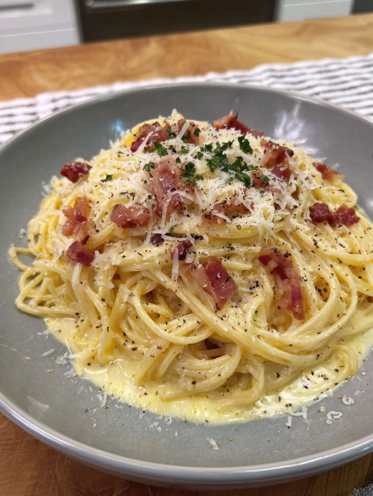 Espaguetis a la Carbonara